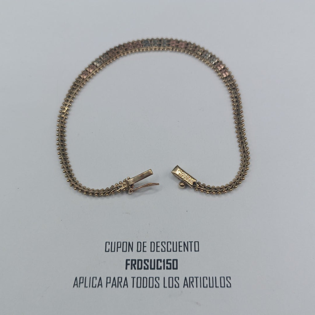PULSERA ORO 10 K 6.8 GRMS (SEMINUEVO)