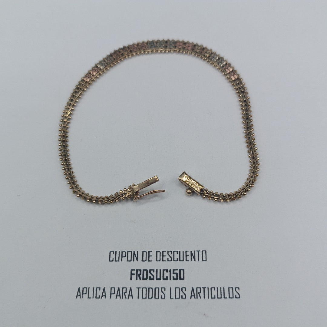 PULSERA ORO 10 K 6.8 GRMS (SEMINUEVO)