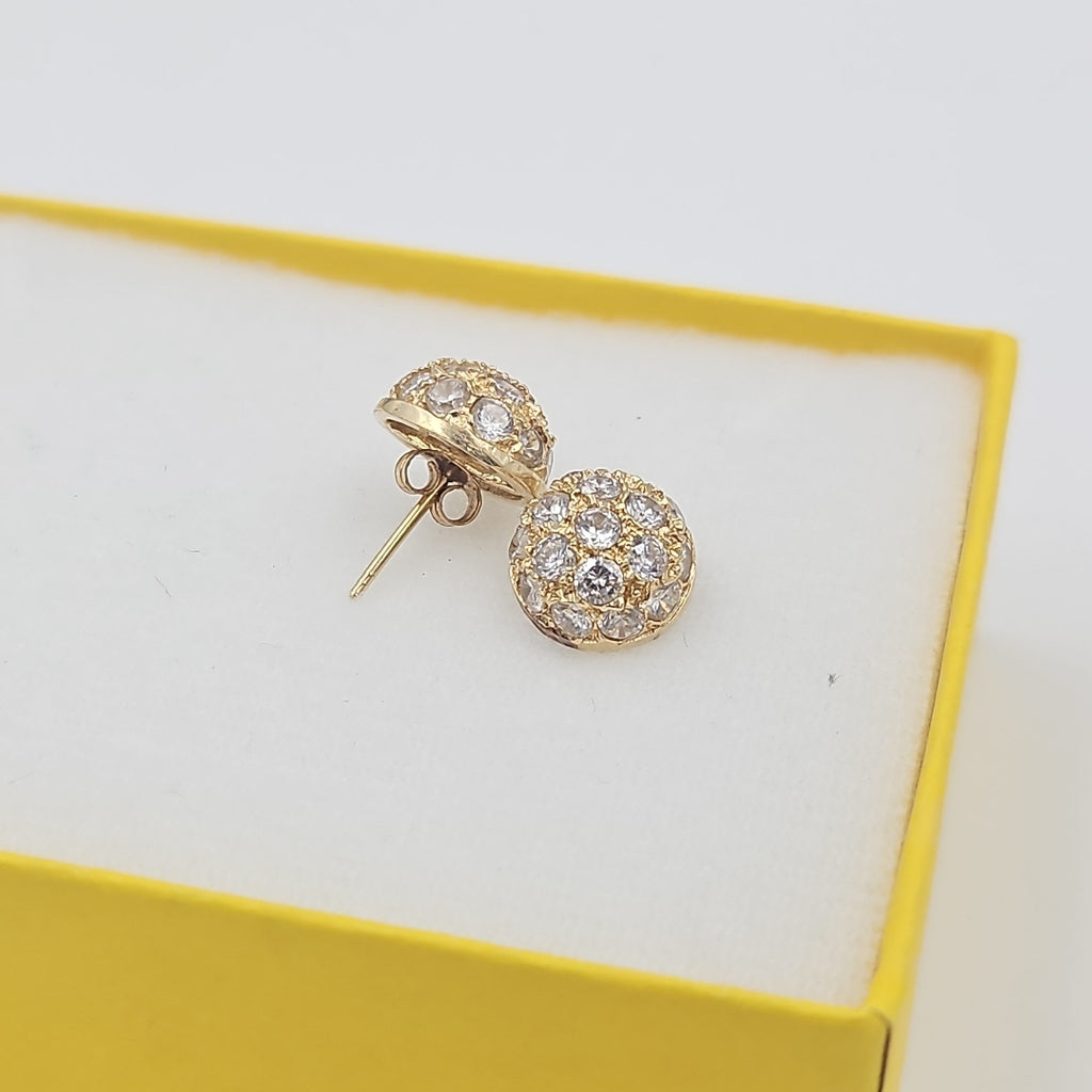 BROQUELES PAR ORO 14 K 3,20 GRMS (SEMINUEVO)