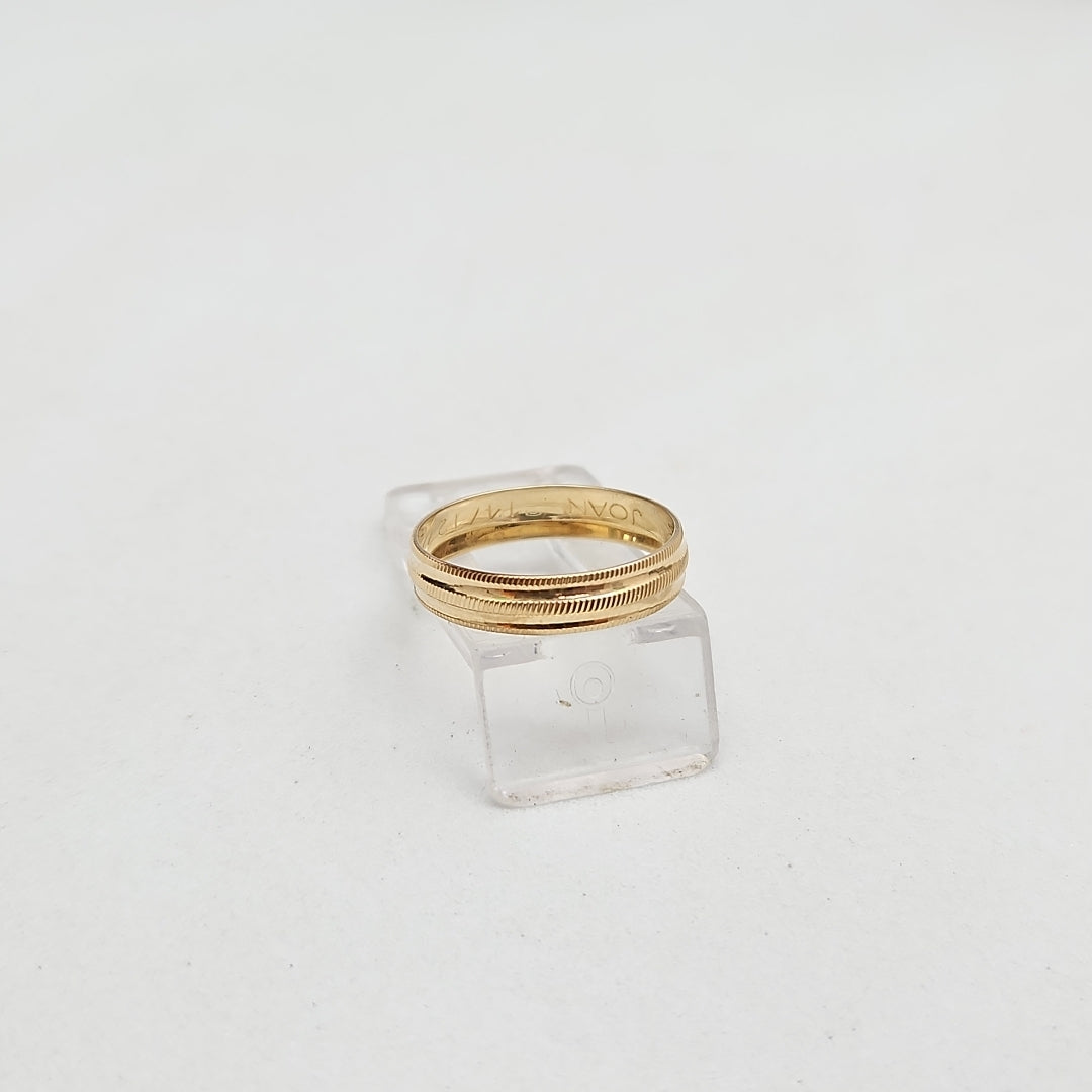 ARGOLLA ORO 14 K 1.1 GRMS (SEMINUEVO)