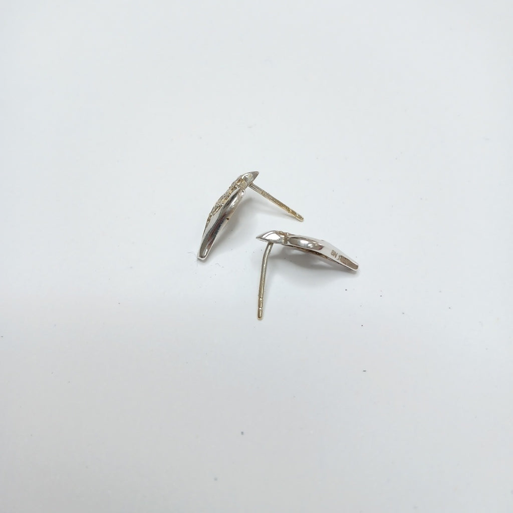 BROQUELES PAR ORO BLANCO 14 K 1.6 GRMS (SEMINUEVO)