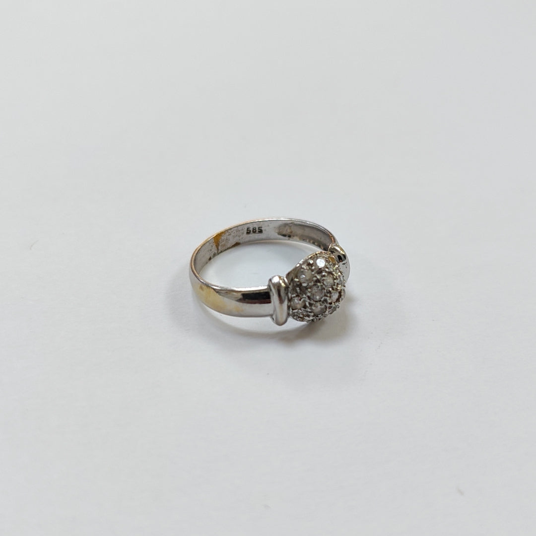 ANILLITO ORO BLANCO 14 K 2,90 GRMS (SEMINUEVO)