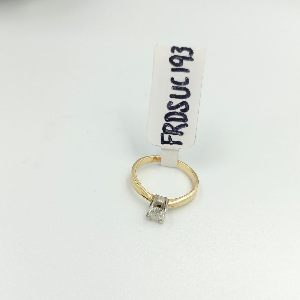 SOLITARIO ORO 14 K 2.9 GRMS (SEMINUEVO)