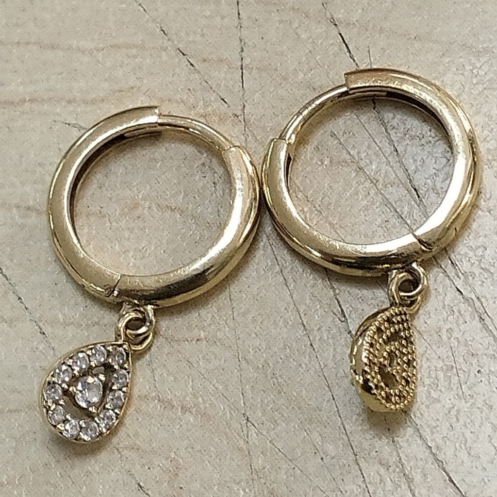 ARETES PAR ORO 14 K 2.1 GRMS (SEMINUEVO)