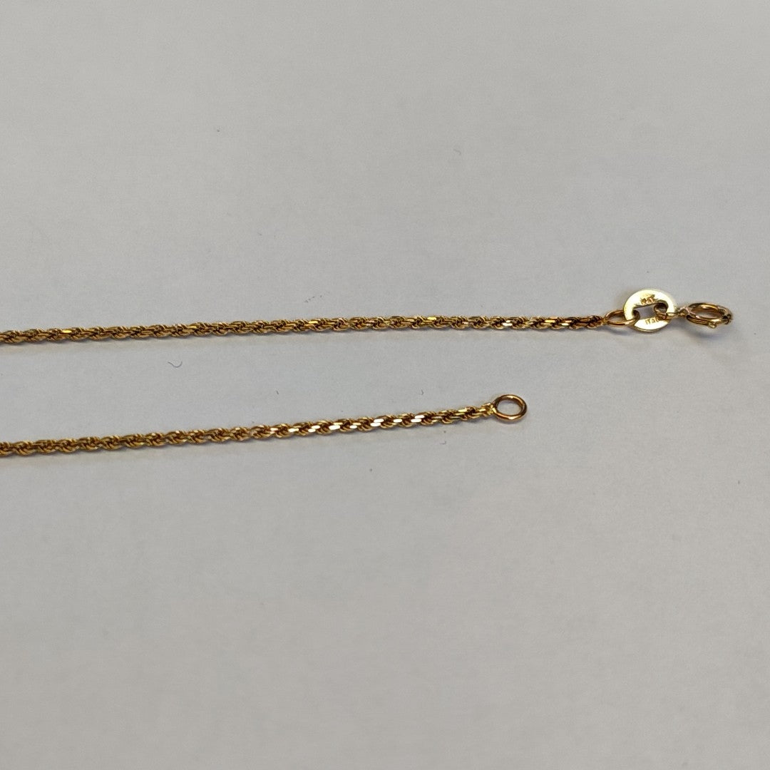 CADENA ORO 14 K 3 GRMS (SEMINUEVO)
