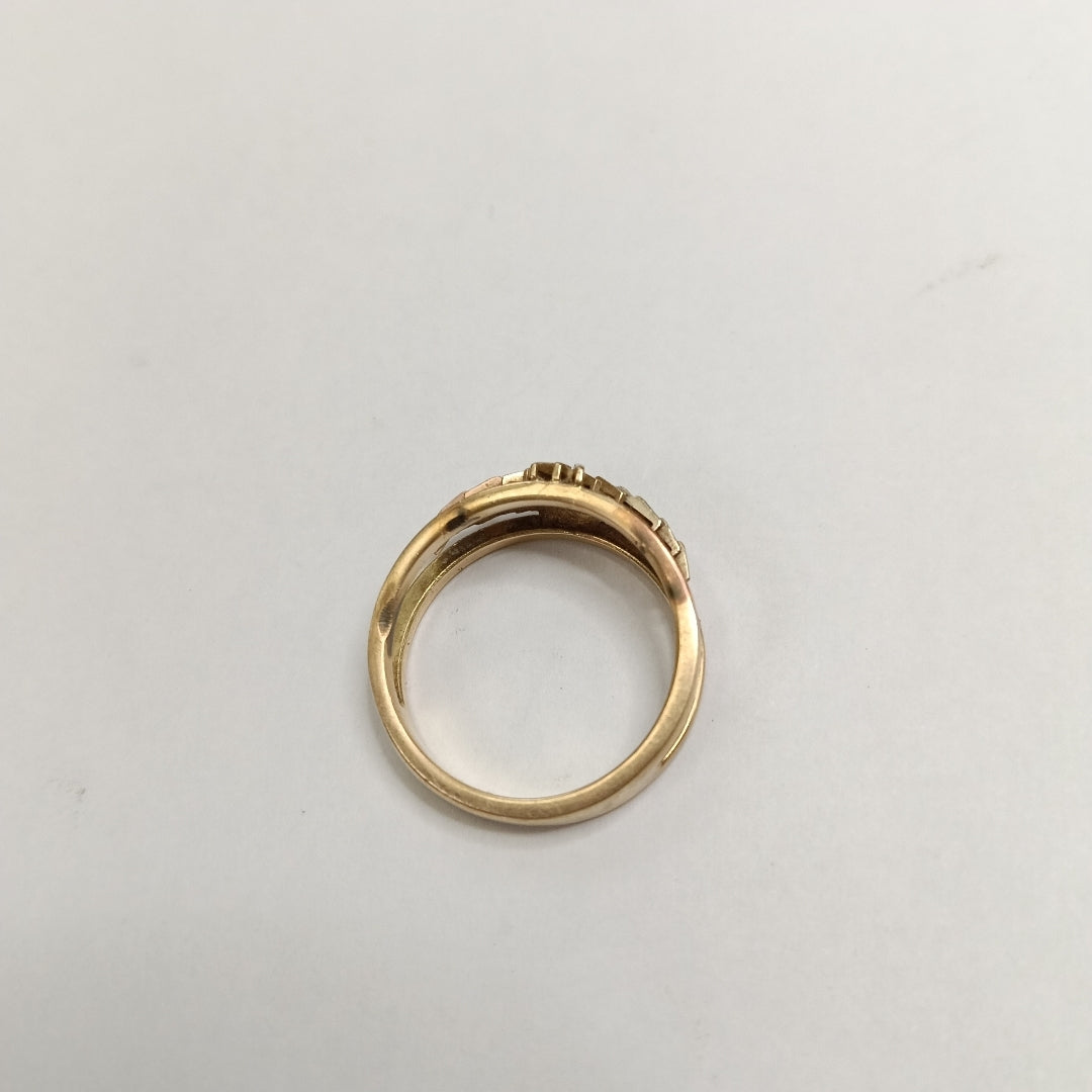 ANILLITO ORO,ORO COMBINADO 14 K 3,70 GRMS (SEMINUEVO)