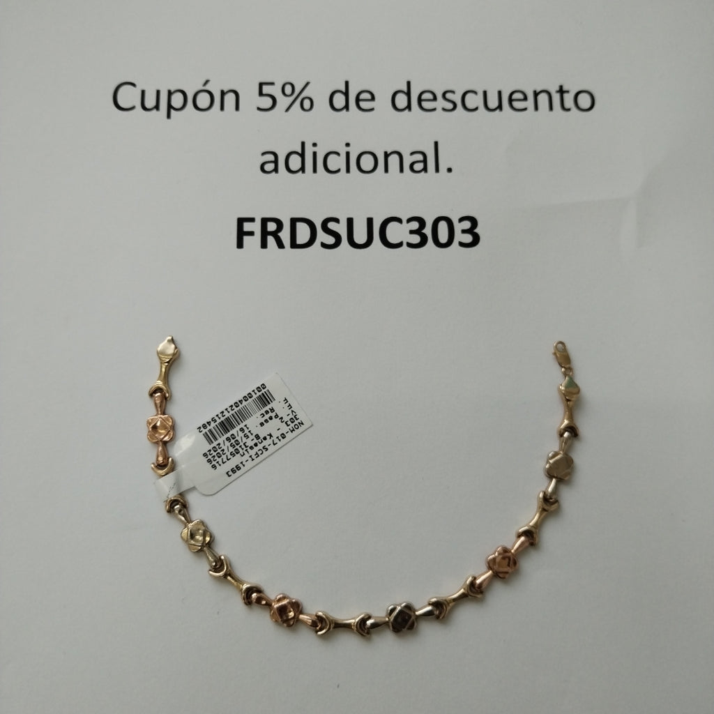 PULSERA ORO 14 K 4.1 GRMS (SEMINUEVO)