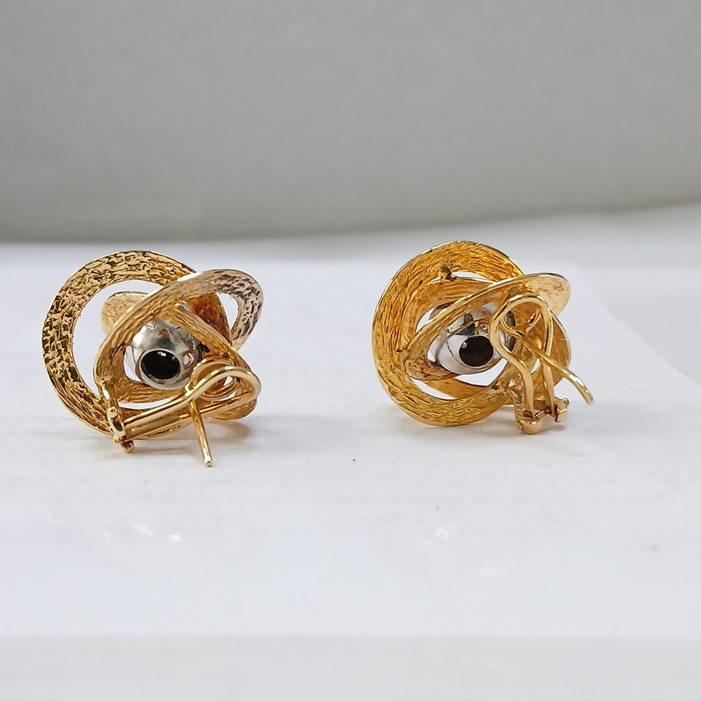 ARETES PAR ORO 18 K 13.4 GRMS (SEMINUEVO)