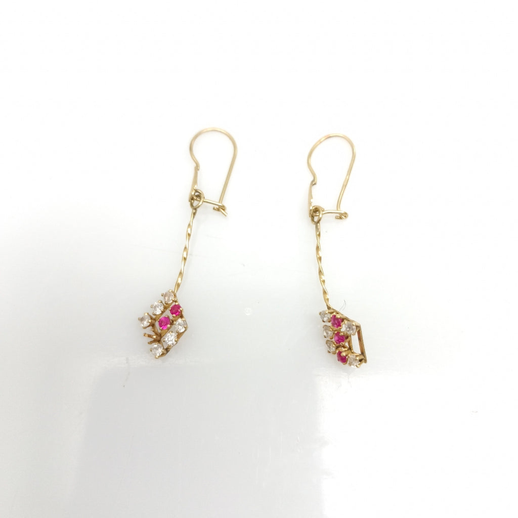 ARETES PAR ORO 10 K 1,30 GRMS (SEMINUEVO)