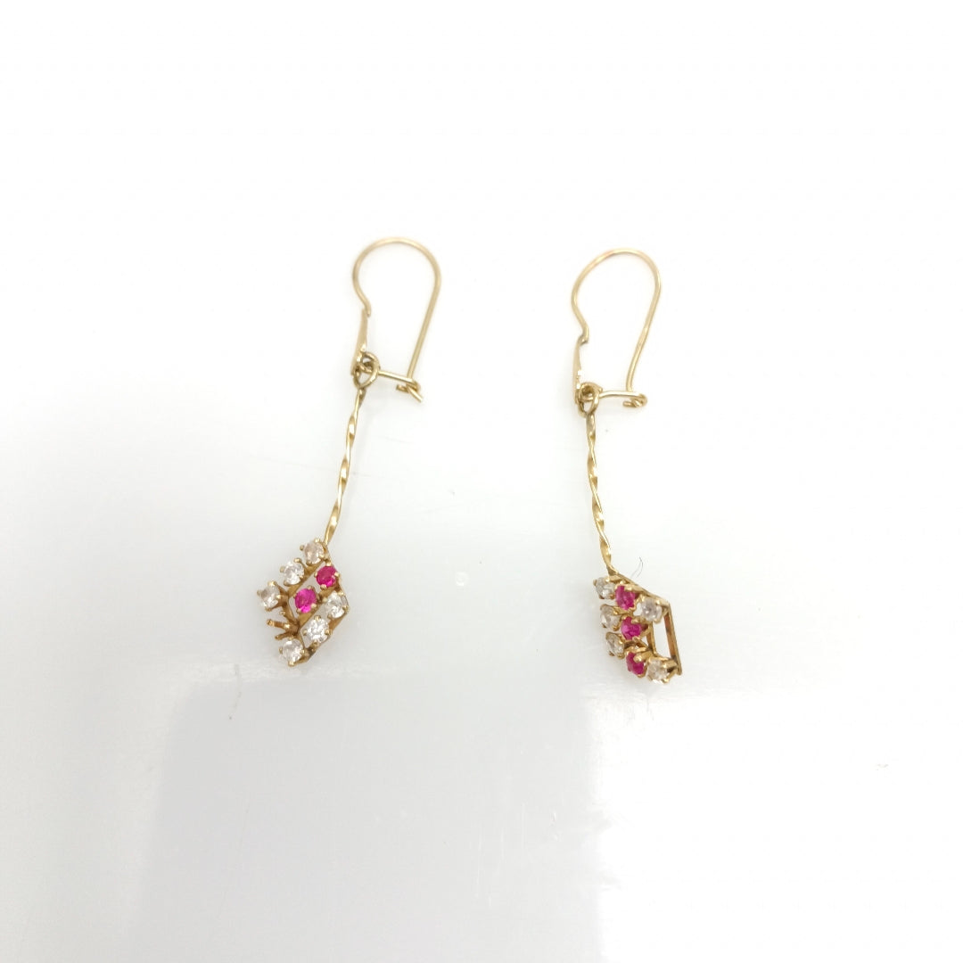 ARETES PAR ORO 10 K 1,30 GRMS (SEMINUEVO)