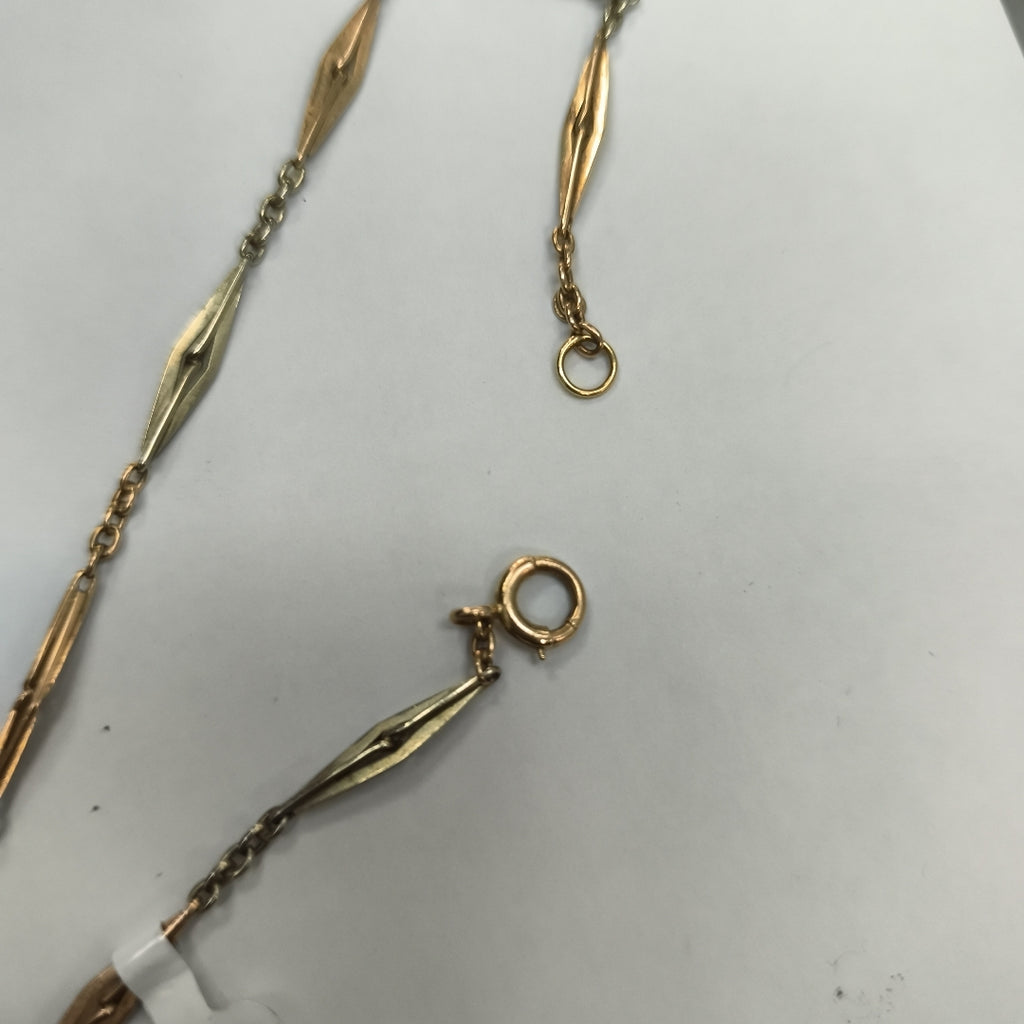 PULSERA ORO COMBINADO 10 K 8,00 GRMS (SEMINUEVO)