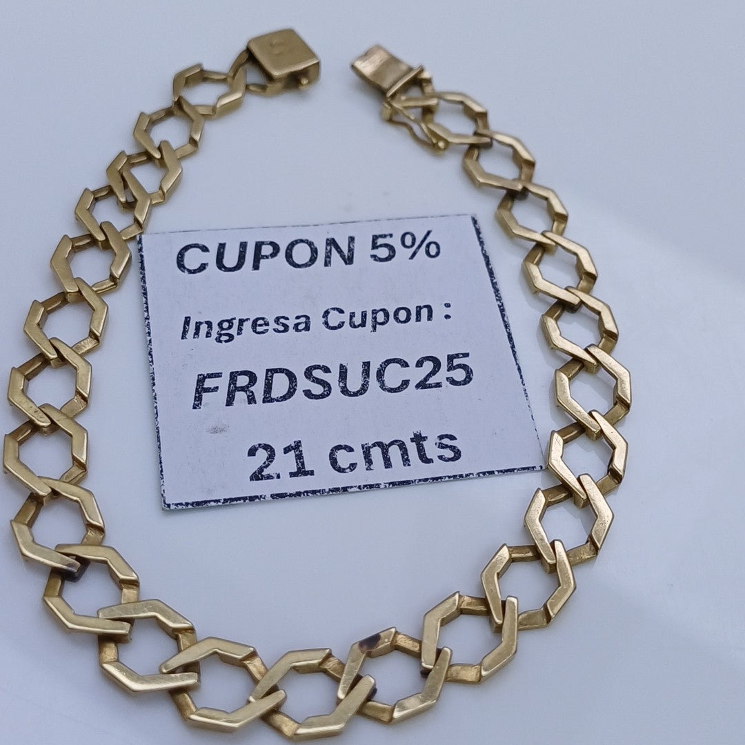 PULSERA ORO 14 K 13.2 GRMS (SEMINUEVO)