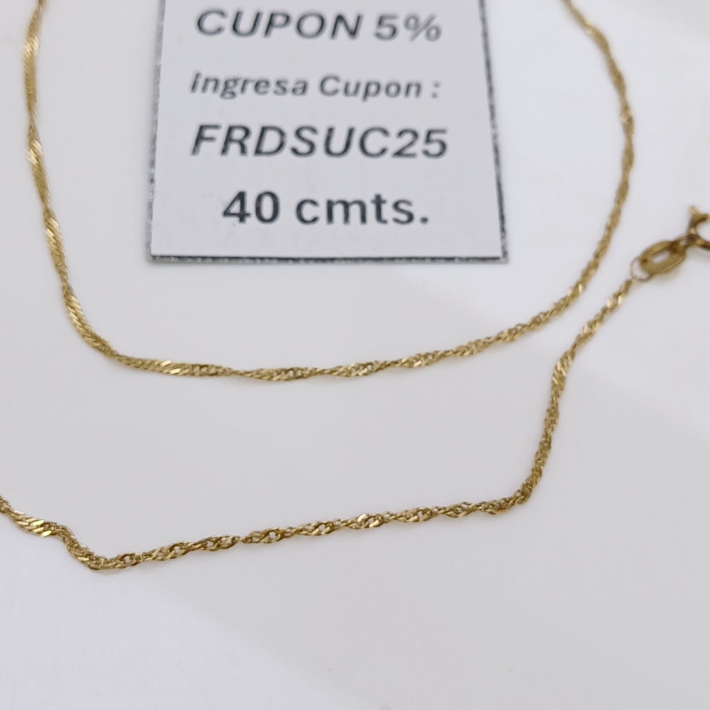 CADENA ORO 10 K 1,50 GRMS (SEMINUEVO)