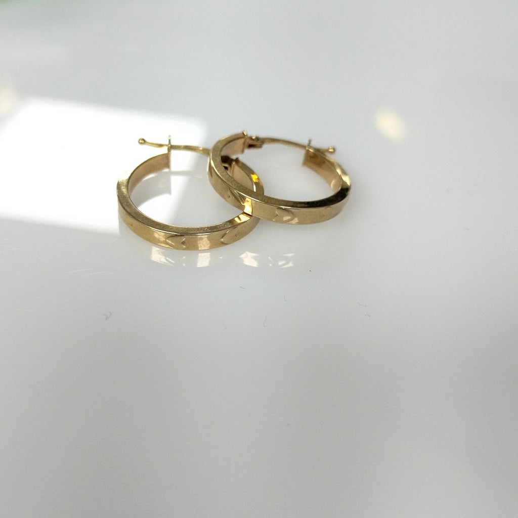 ARRACADAS PAR ORO 14 K 1,60 GRMS (SEMINUEVO)