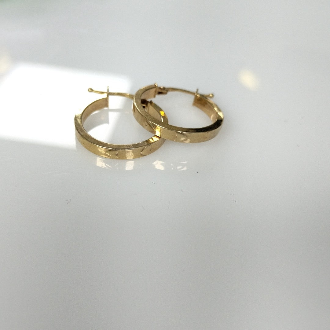 ARRACADAS PAR ORO 14 K 1,60 GRMS (SEMINUEVO)