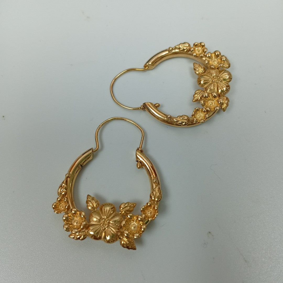 ARETES PAR ORO 18 K 4,90 GRMS (SEMINUEVO)