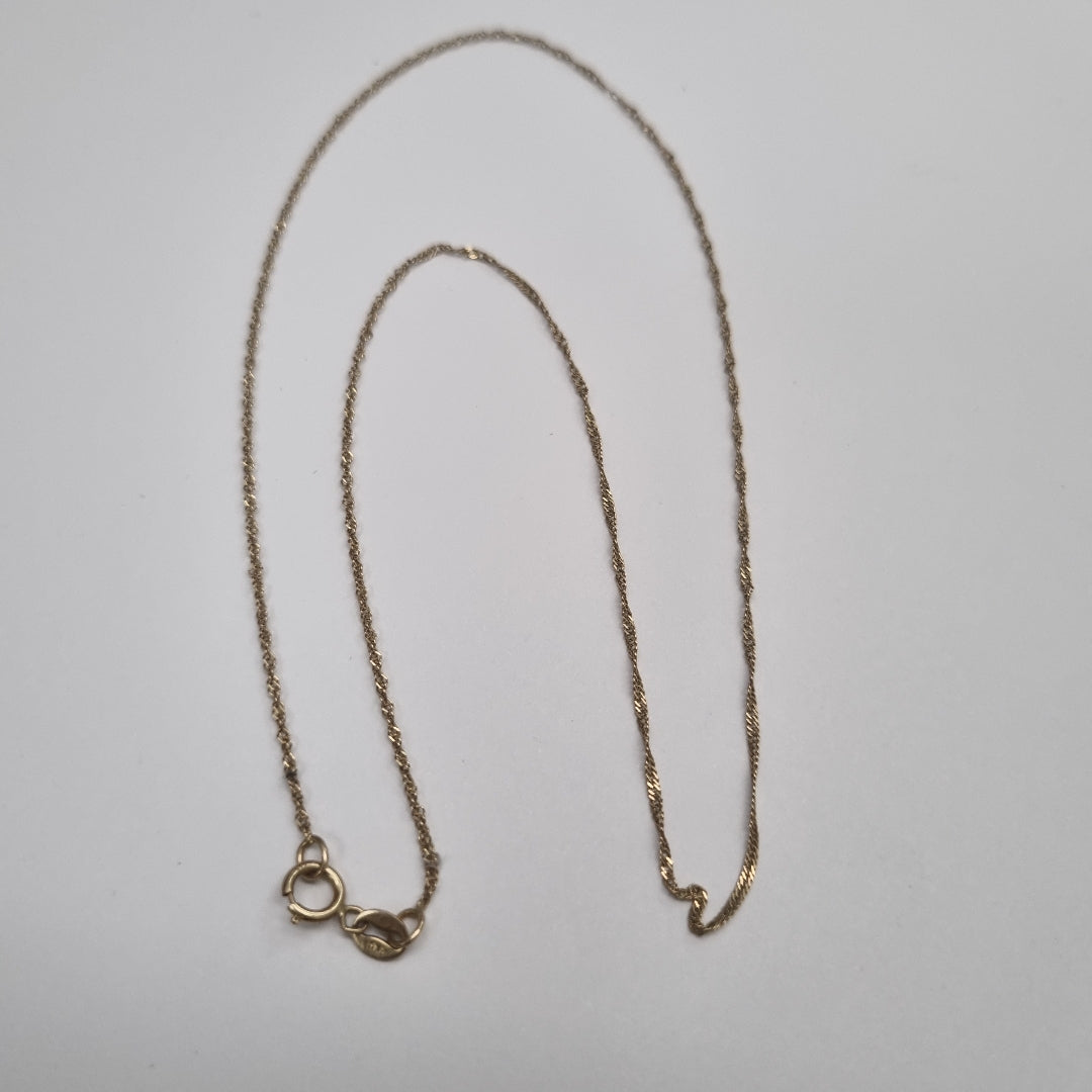 CADENA ORO 10 K 0,90 GRMS (SEMINUEVO)