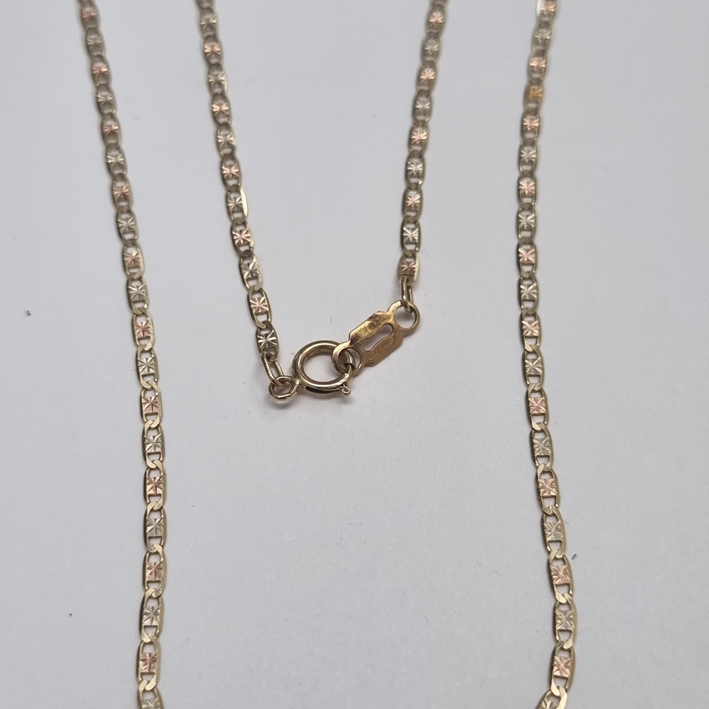 CADENA ORO, ORO COMBINADO 10 K 2.7 GRMS (SEMINUEVO)