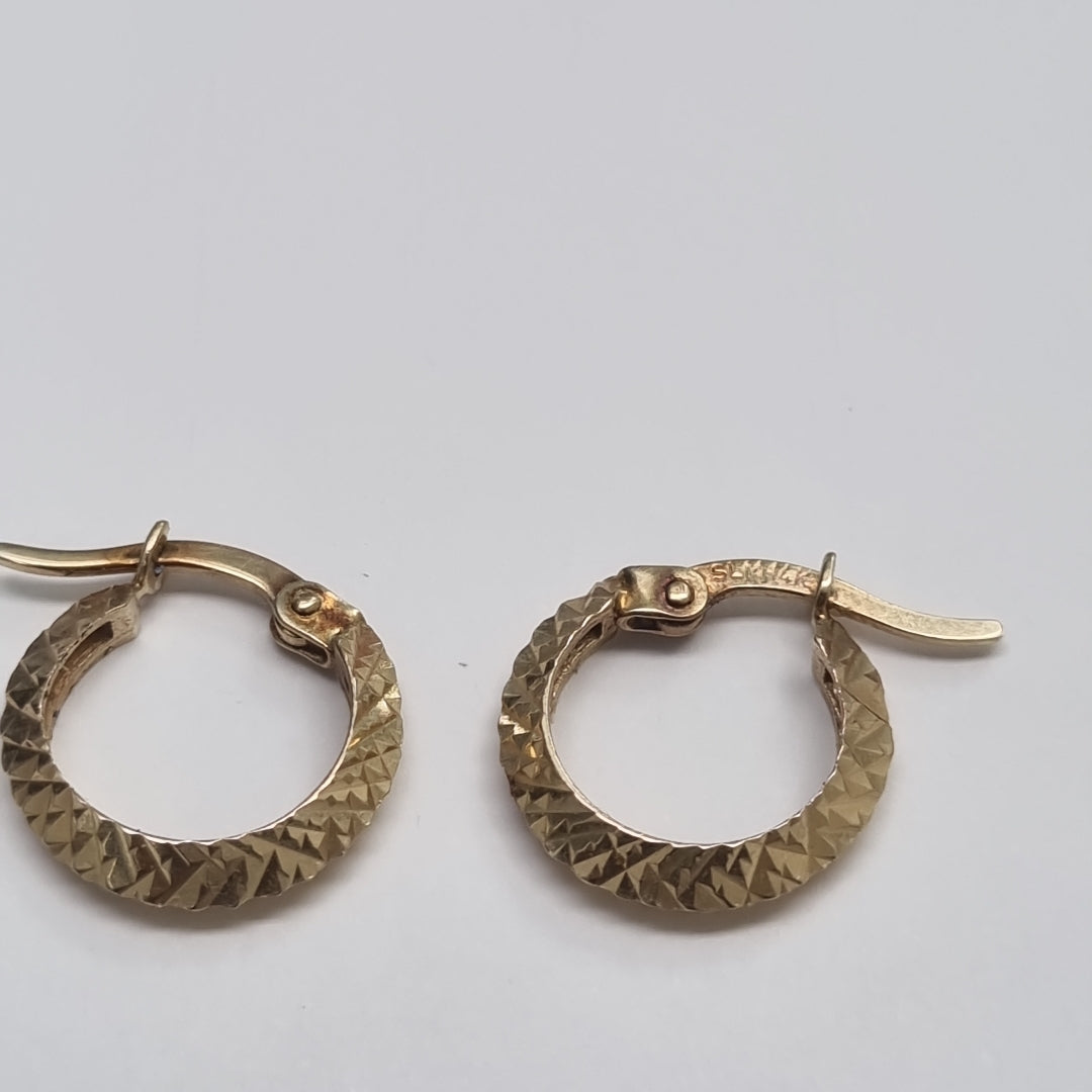 ARRACADAS PAR ORO 10 K 1,70 GRMS (SEMINUEVO)