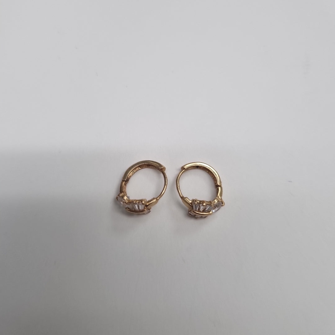 ARRACADAS PAR ORO 14 K 2,00 GRMS (SEMINUEVO)