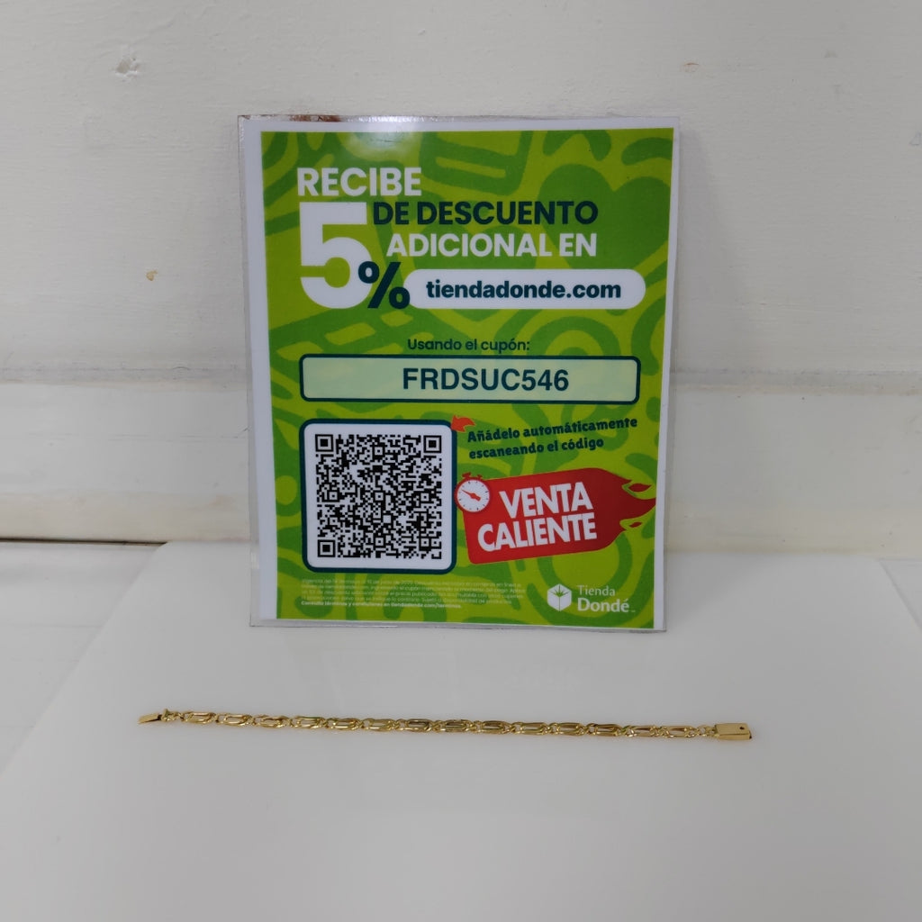 PULSERA ORO 10 K 6.5 GRMS (SEMINUEVO)