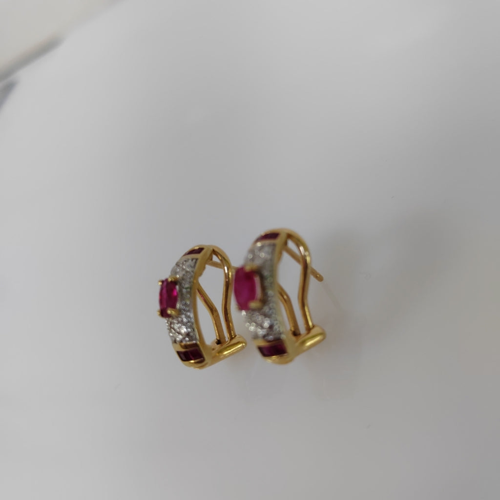 ARETES PAR ORO 14 K 4.5 GRMS (SEMINUEVO)