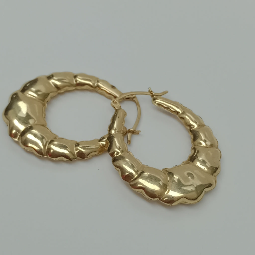 ARRACADAS PAR ORO 14 K 3,90 GRMS (SEMINUEVO)
