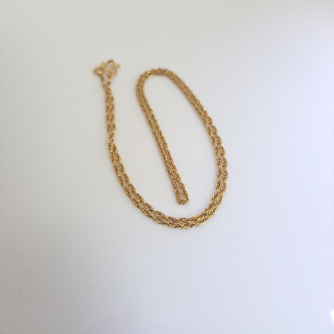 CADENA ORO 21 K 5,20 GRMS (SEMINUEVO)