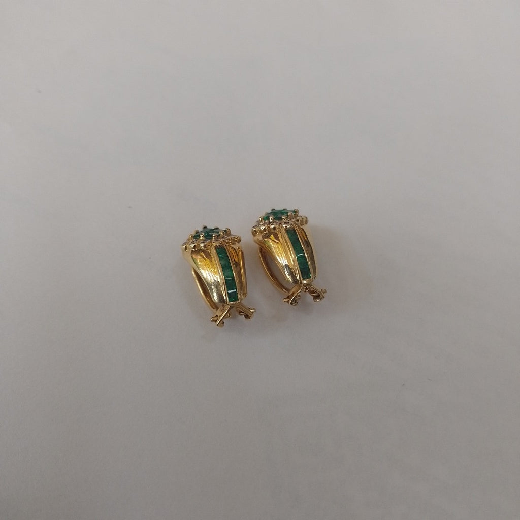 ARETES PAR ORO 18 K 6.3 GRMS (SEMINUEVO)
