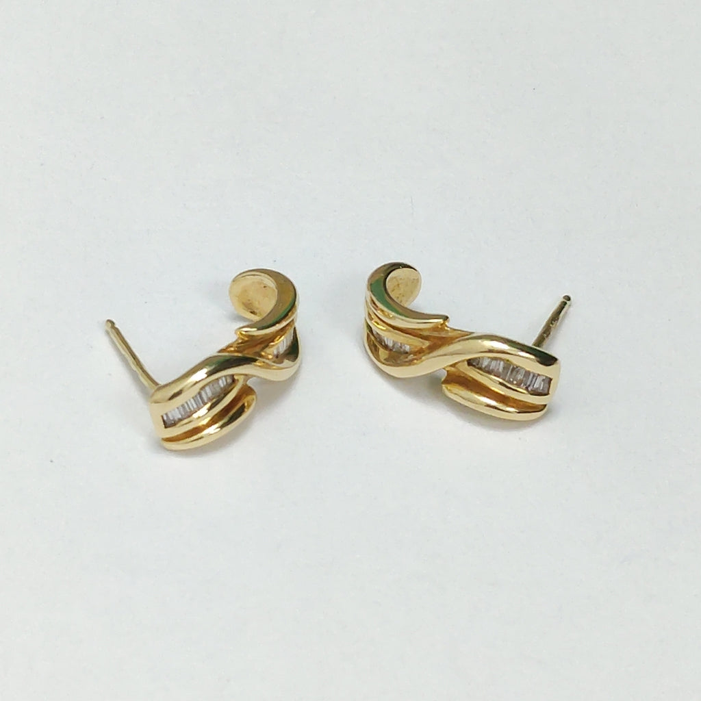 BROQUELES PAR ORO 18 K 4,10 GRMS (SEMINUEVO)