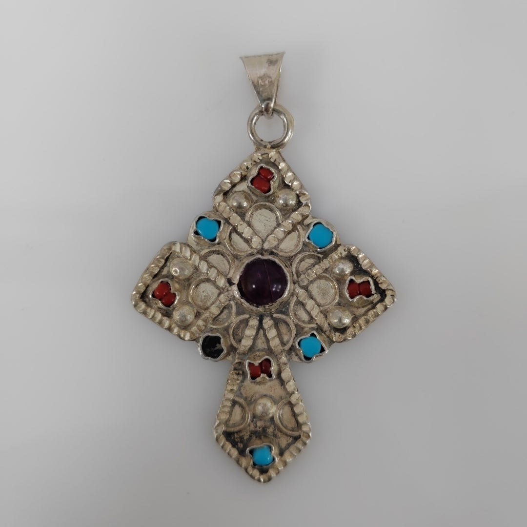 CRUZ, DIJE PLATA 12.4 GRMS (SEMINUEVO)