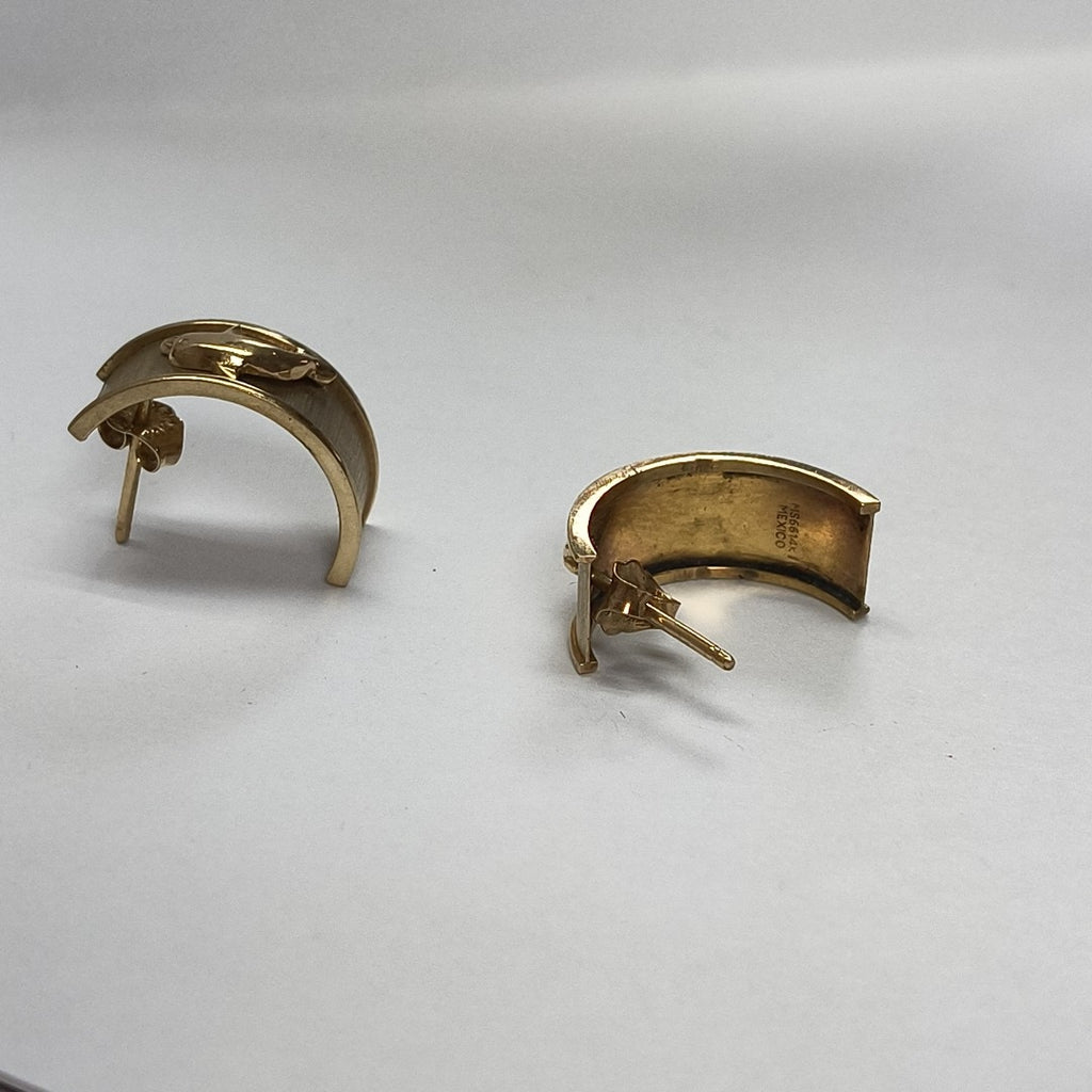 BROQUELES PAR ORO 14 K 4.2 GRMS (SEMINUEVO)