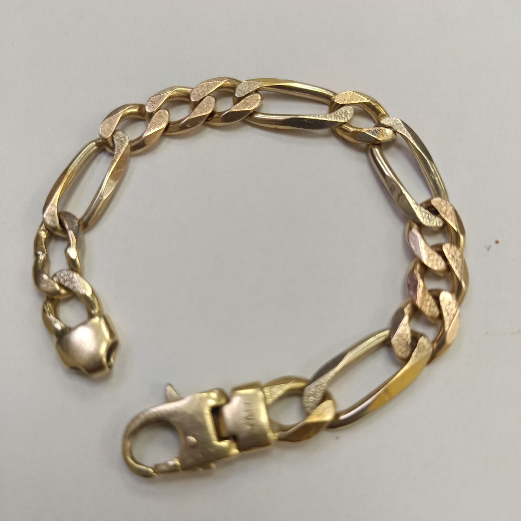PULSERA ORO COMBINADO 14 K 27.5 GRMS (SEMINUEVO)