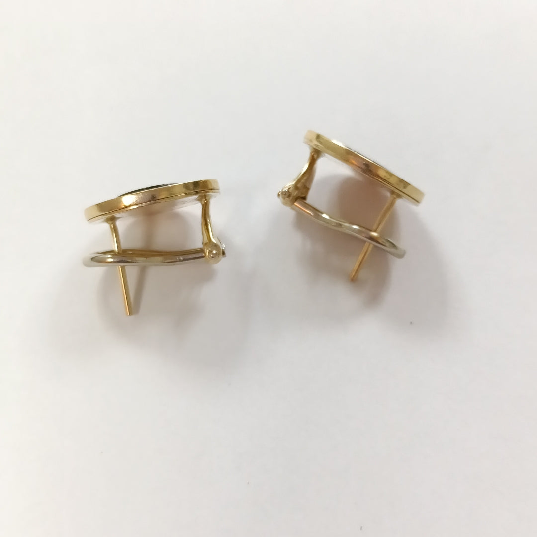 ARRACADAS PAR ORO 14 K 8.6 GRMS (SEMINUEVO)