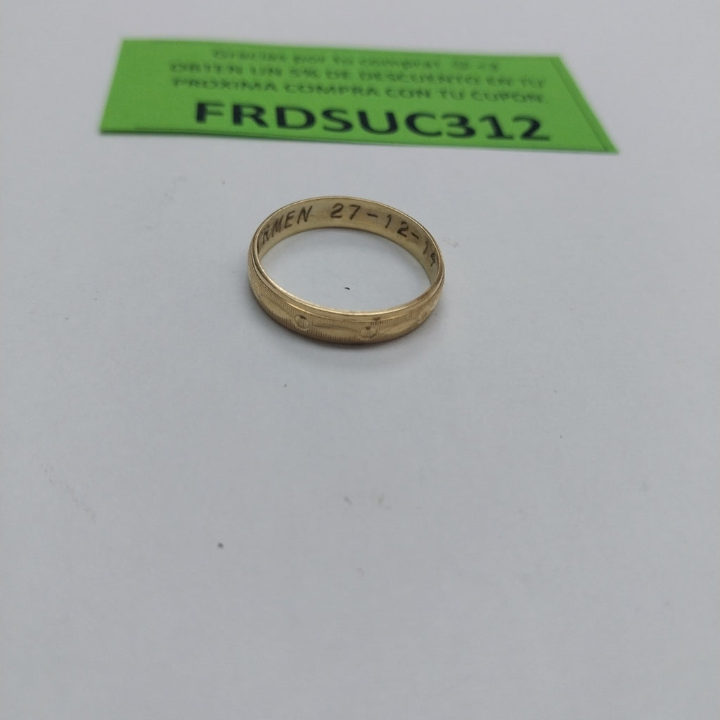 ARGOLLA ORO 10 K 1.6 GRMS (SEMINUEVO)