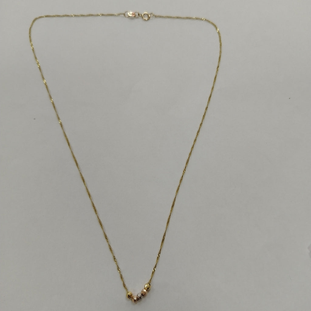 GARGANTILLA ORO 14 K 1.4 GRMS (SEMINUEVO)