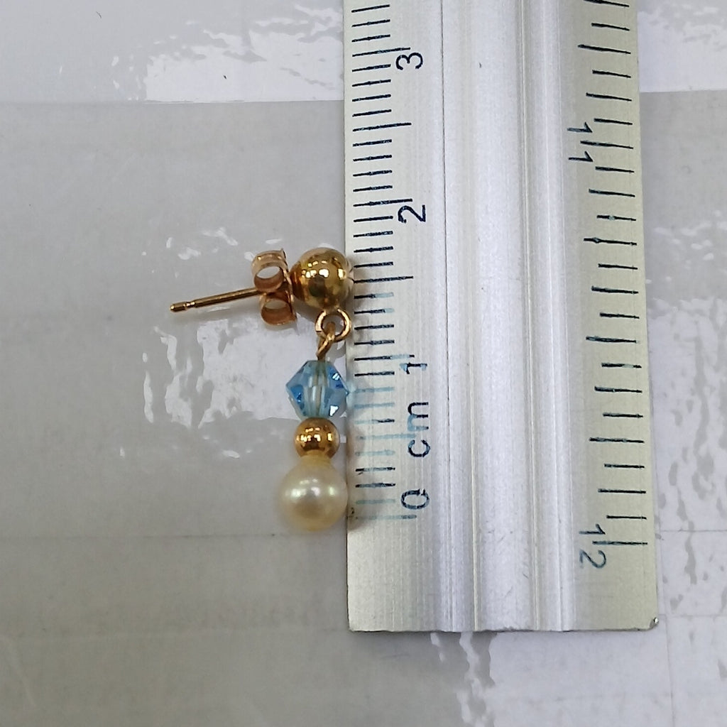 BROQUELES PAR ORO 14 K 13.9 GRMS (SEMINUEVO)
