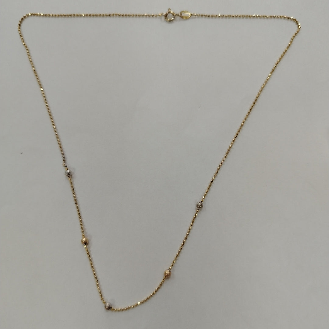 GARGANTILLA ORO 14 K 2.6 GRMS (SEMINUEVO)