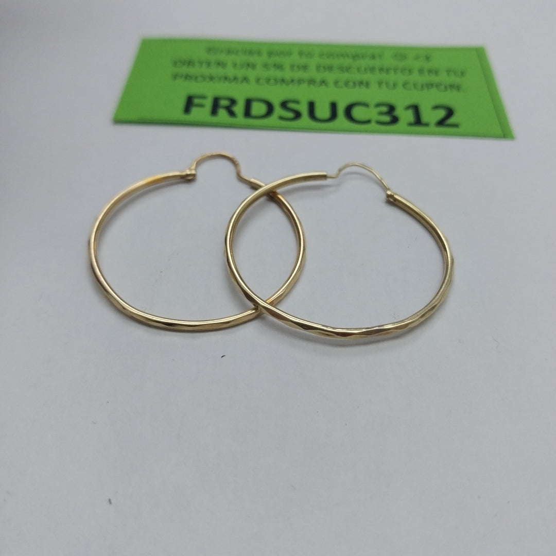 ARRACADAS PAR ORO 14 K 1.9 GRMS (SEMINUEVO)