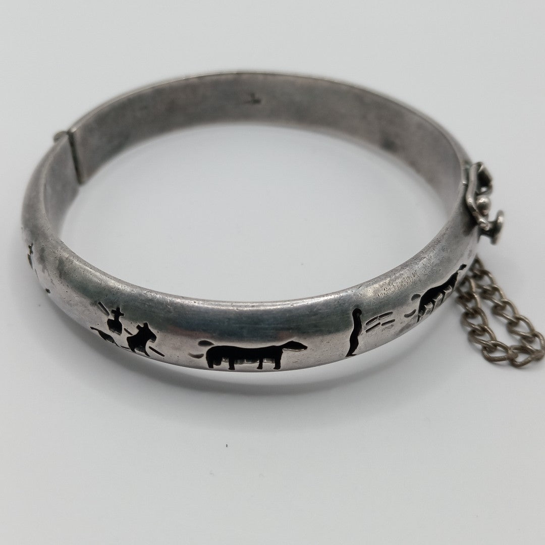 PULSERA RIGIDA PLATA 26,60 GRMS (SEMINUEVO)