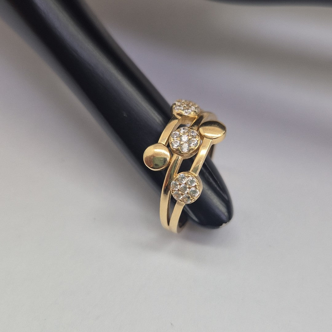 ANILLOS DAMA ORO 14K 2 (NUEVO)
