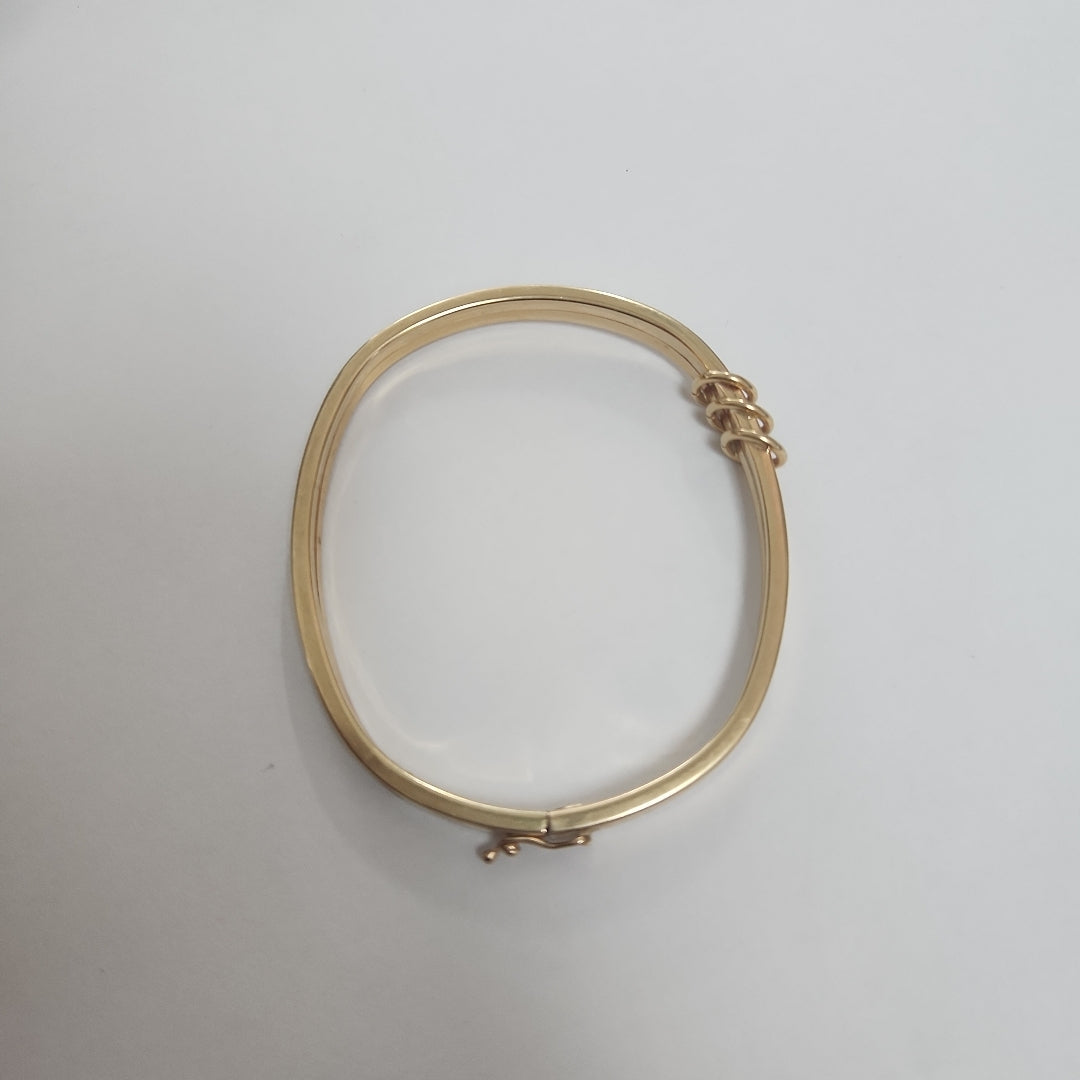 PULSERA RIGIDA ORO 14 K 7,90 GRMS (SEMINUEVO)