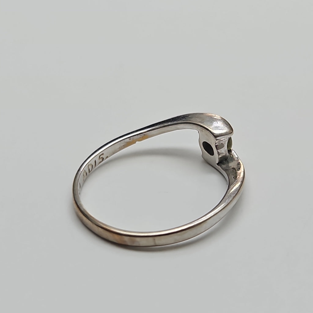 ANILLITO ORO, ORO BLANCO 14 K 1.7 GRMS (SEMINUEVO)
