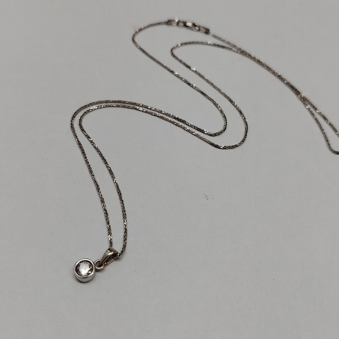 CADENA ORO BLANCO 14 K 2,50 GRMS (SEMINUEVO)