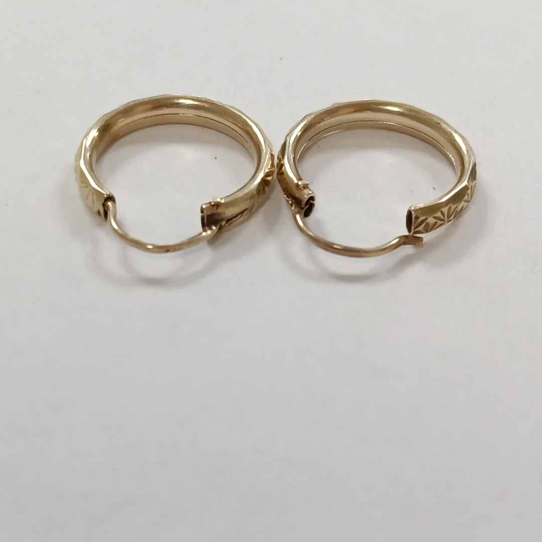 ARRACADAS PAR ORO 10 K 1,20 GRMS (SEMINUEVO)