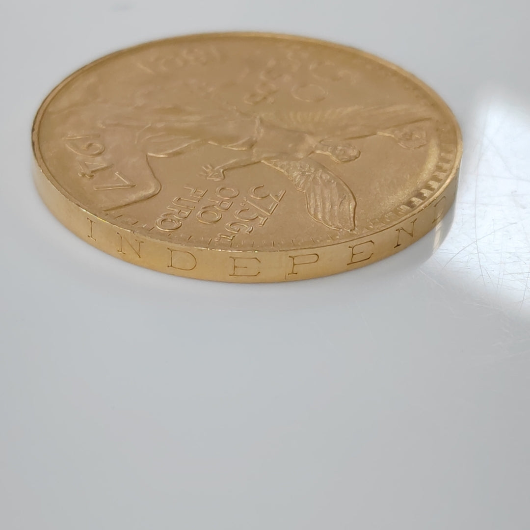 K1 41.6 GRMS 21 K IDENTIFICACIÓN MONEDA NOMINATIVA MONEDAS PESOS 50 PESO (SEMINUEVO)