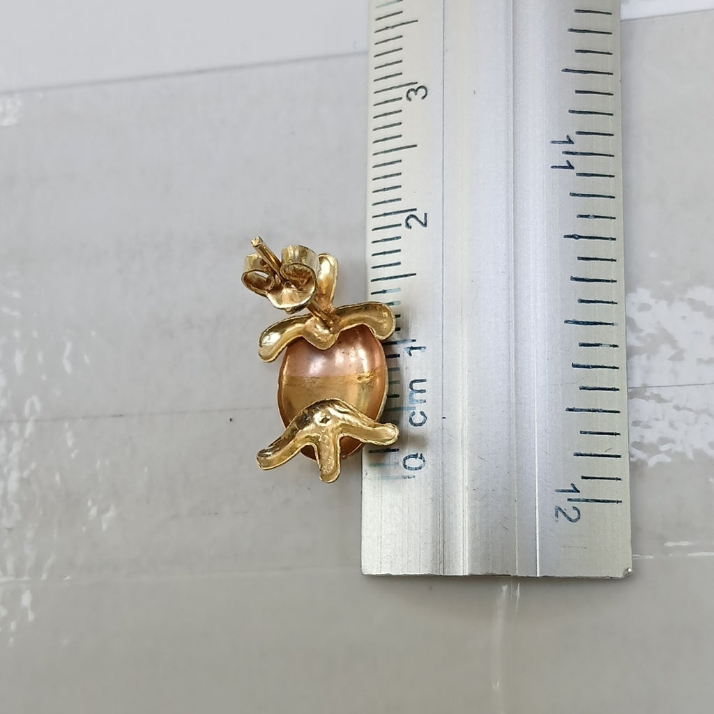 ARETES PAR ORO 14 K 1,50 GRMS (SEMINUEVO)