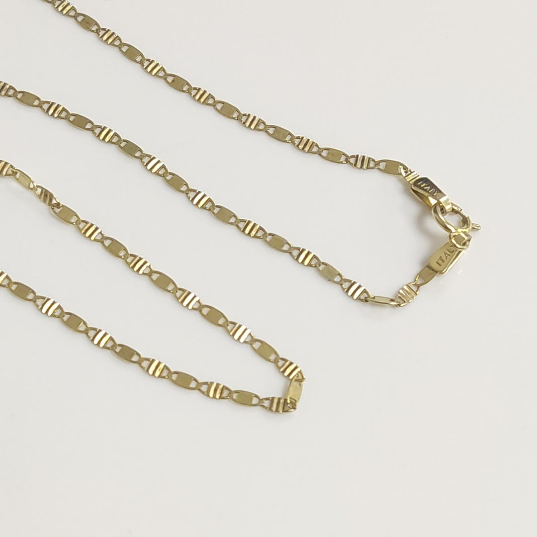 CADENA ORO 14 K 1.6 GRMS (SEMINUEVO)