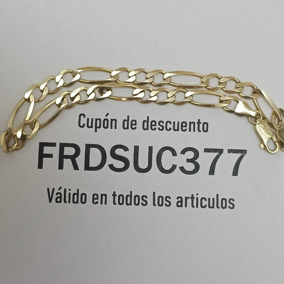 PULSERA ORO 14 K 6.4 GRMS (SEMINUEVO)