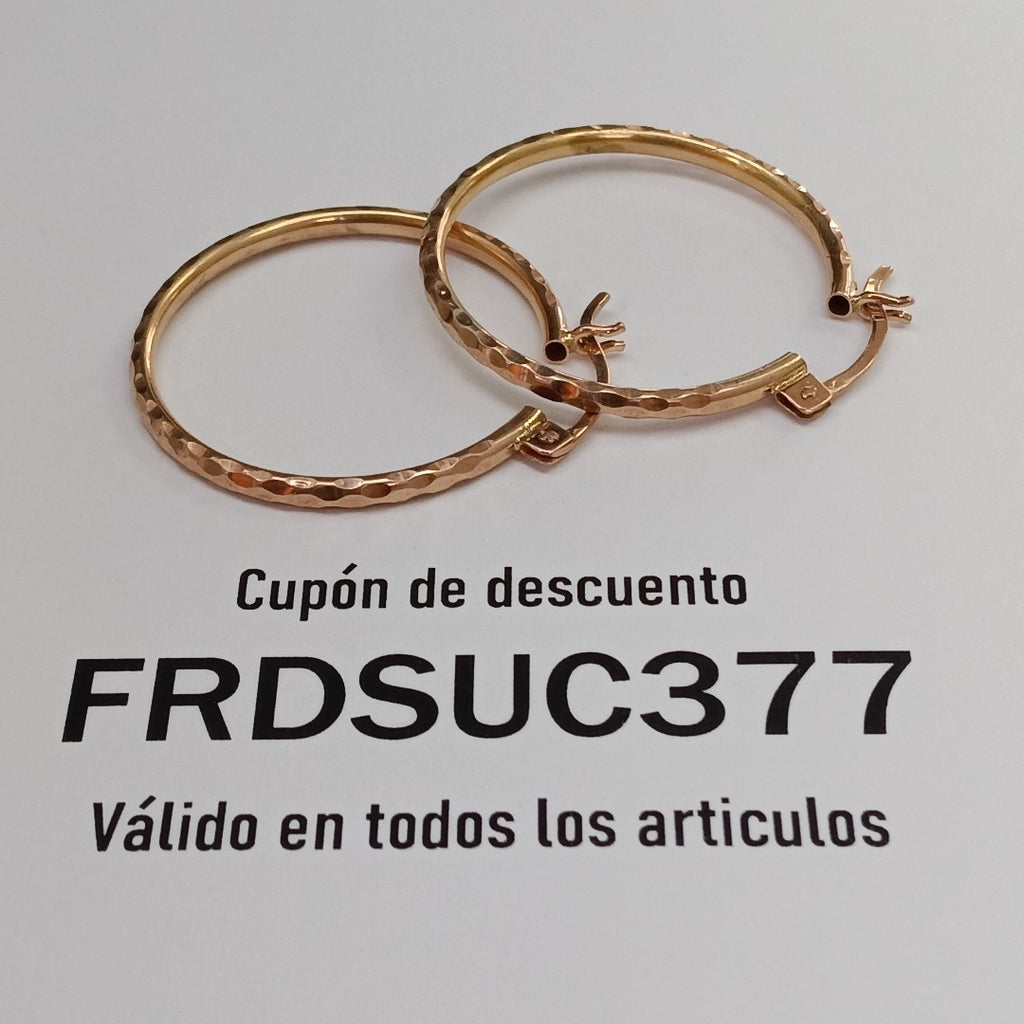 ARRACADAS PAR ORO 10 K 3.5 GRMS (SEMINUEVO)